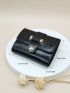 Flower Embossed Small Wallet