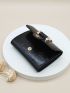 Flower Embossed Small Wallet