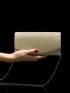 Mini Glitter Chain Envelope Square Bag