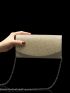 Mini Glitter Chain Envelope Square Bag
