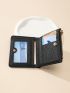 Letter Patch Decor Small Wallet