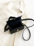 Mini Irregular Flap Square Bag