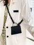 Mini Irregular Flap Square Bag