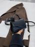 Mini Irregular Flap Square Bag