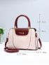 Letter Graphic Satchel Bag, Mothers Day Gift For Mom
