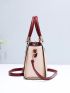 Letter Graphic Satchel Bag, Mothers Day Gift For Mom