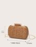 Mini Minimalist Braided Design Straw Bag