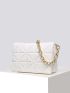 Minimalist Quilted Chain Shoulder Bag