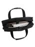 Men Letter Patch Decor Laptop Handbag Briefcase