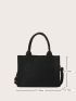 Mini Geometric Embossed Square Bag