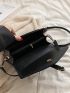 Buckle Decor Flap Square Bag