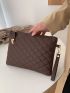 Minimalist Quilted Clutch Bag