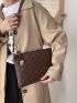 Minimalist Quilted Clutch Bag