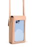 Metal Decor Flap Phone Wallet