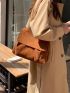 Minimalist Flap Square Bag