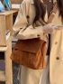 Minimalist Flap Square Bag