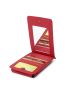 Neon Red Crocodile Embossed Phone Wallet