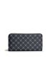 Geometric Pattern Long Wallet With Wristlet