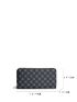 Geometric Pattern Long Wallet With Wristlet