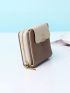 Leaf Decor Textured Small Wallet