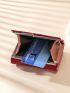 Letter Graphic Butterfly Decor Small Wallet