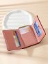 Letter Graphic Butterfly Decor Small Wallet