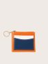 Color Block Coin Purse