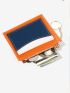 Color Block Coin Purse