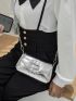 Mini Metallic Chain Square Bag