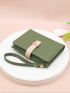 Metal Decor Small Wallet