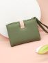 Metal Decor Small Wallet