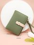 Metal Decor Small Wallet