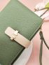Metal Decor Small Wallet