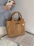 Minimalist Canvas Square Bag