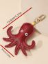 Octopus Decor Bag Charm Adorable Octopus Keychain