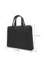 Men Letter Detail Laptop Handbag Briefcase