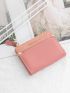 Letter Embossed Small Wallet