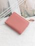 Letter Embossed Small Wallet