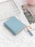 Letter Graphic Tassel & Heart Decor Small Wallet