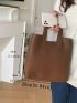 Minimalist Double Handle Square Bag