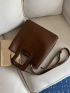 Minimalist Double Handle Square Bag
