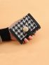 Houndstooth Pattern Small Wallet