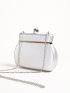 Mini Metallic Chain Box Bag
