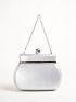 Mini Metallic Chain Box Bag