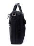 Men Buckle Decor Large Capacity Briefcase