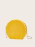 Mini Tassel Decor Circle Bag