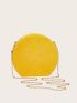 Mini Tassel Decor Circle Bag