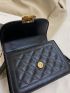 Mini Quilted Flap Square Bag