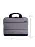 Men Label Decor Waterproof Briefcase