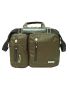 Oversized Men Briefcase Metal Letter Decor Double Handle